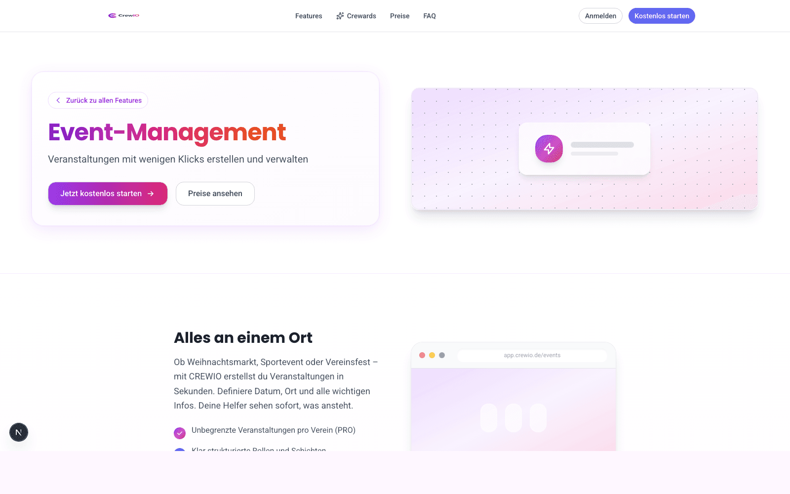 Crewio Event-Details